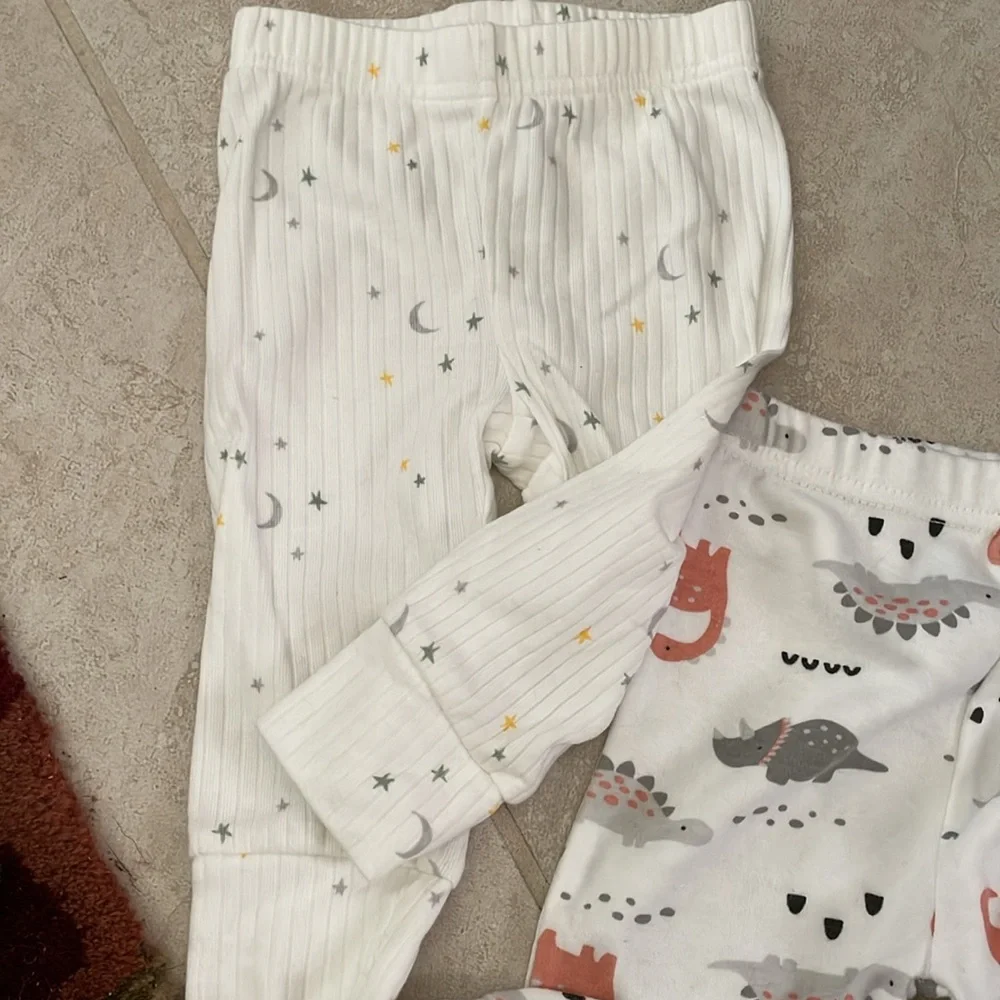 Lot of 3~Baby Pants with Bunny and Fox Designs NEW 3-6 Months Carters/BabyVuews